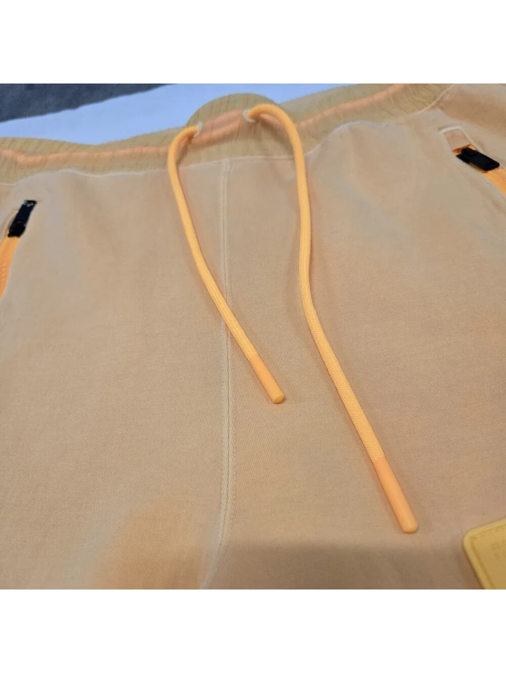 EUC Mens SMALL Oversized Air Jordan 23 Engineered Pants Peach Gummi-Patch CJ5999